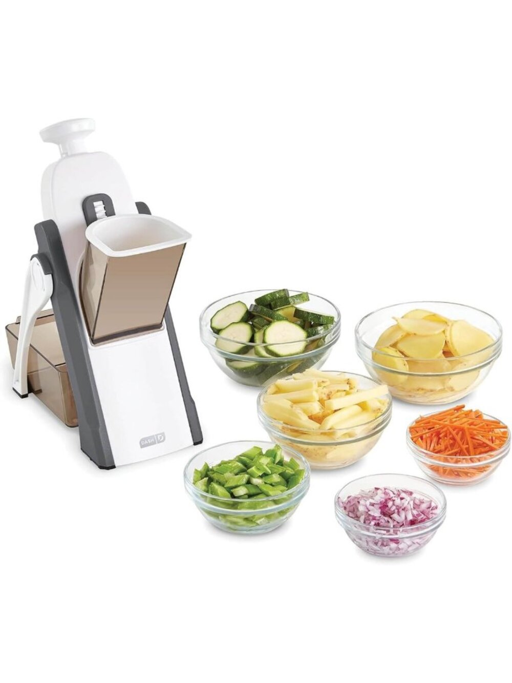 Dash Safe Slice® Mandoline - Compact, Foldable Food Slicer - Slice, Dice